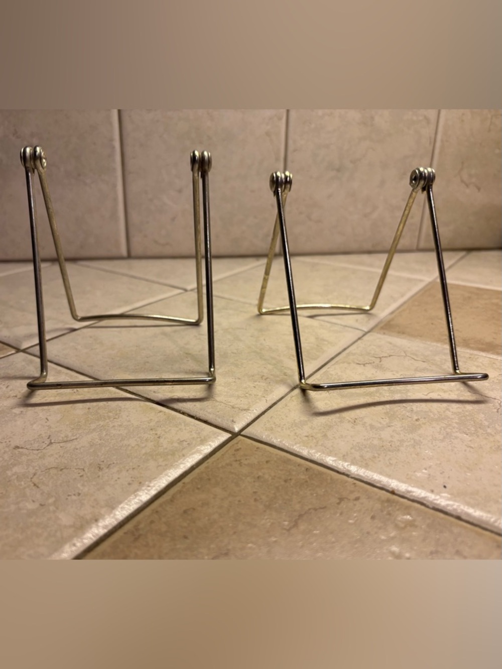 Silver Foldable Plate/Book Display Easel Stand - Universal